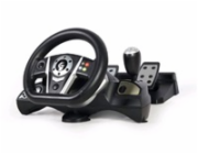 GEMBIRD Volant + pedály STR-M-01, PC/PS3/PS4/SWITCH