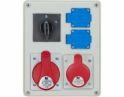 Pawbol Rozvaděč R-BOX 240 1x32A/5P 1x16A/5P 2x250V, rozvaděč 0/1 IP44 (B.1094W)