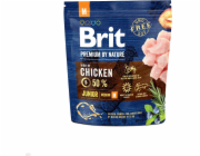 BRIT Premium by Nature Junior M Chicken - suché krmivo pro psy - 1 kg