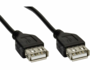 Akyga kabel USB A-A 1.8m/černá