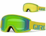 GIRO Zimní brýle GIRO SEMI CITRON ICEBERG APEX (LODEN GREEN 26% S2 barevné zrcadlové sklo + ŽLUTÉ 84% S0 barevné sklo) (NOVINKA)