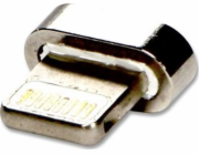 USB (2.0) Redukce, Magnetický konektor-Lightning M, 0, stříbrná, redukce na magnetický kabel