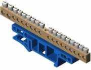 Elektro-Plast 18cestná kolejová svorkovnice, modrá TH35 LZ-18/N (0922-00)