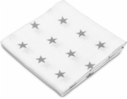 Sensillo MUSLIN DIAMOND 70X80 CM STARS GREY 093/3677