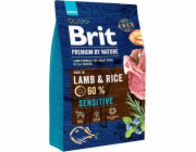 Brit Premium by Nature Sensitive Lamb 3kg granule pro psy