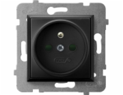 Ospel Aria Single Socket s/U se srážením aktuální stopy Black Metallic GP-1UZP/M/33