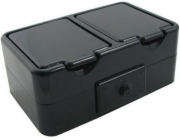 Schneider Electric Cedar Hermetická dvojzásuvka s/výstupem 16A IP44 černá Nt-230H (NT230H05)