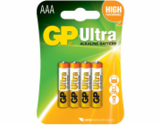 GP Ultra AAA baterie, 1.5V alkalické, 4ks