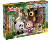 Lisciani Puzzle Plus 24 Máša a medvěd 2