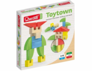 Quercetti Dřevěné kostky Toytown 15 ks. (040-0703)
