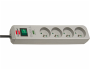Brennenstuhl Eco-Line Fair lemper 4 noks 1,5 m šedá (1435220000)