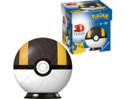 Ravensburger Puzzle 54 elementů 3D koule, Černý Pokémon