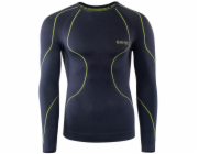 HI-TEC Pánské tričko Ikar Top Black/Lime Punch R. XL