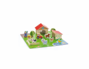 Dětské dřevěné 3D puzzle Viga Farma