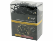 Lyyt BLS120WW světelný řetěz na baterie s časovačem, 120x LED teplá bílá