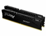 KINGSTON DIMM DDR5 32GB (Kit of 2) 5600MT/s CL40 FURY Beast Černá