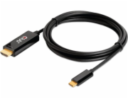 Club3D aktivní kabel HDMI na USB-C, 4K60Hz, 1.8m, M/M