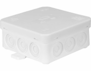 SIMET HERMETICKÝ PROVOZ S integrovanou anginou 85x85X39MM IP54 WHITE N6 83006006 - 83006006
