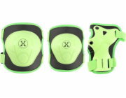 Nils Extreme Knea Set+Elices+Rollers for Rollers Skateboard Nils Extreme H704 Green Size L