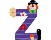 Sevi Drewniana literka Z, Klaun (81762)