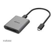 AKASA čtečka karet AK-CR-11BK (CFexpress), externí, USB 3.2 Type-C
