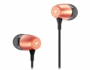 GENIUS sluchátka HS-M318 METALLIC GOLD/ zlatá/ 4pin 3,5 mm jack