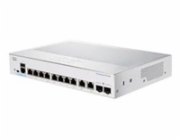 Cisco switch CBS250-8T-E-2G (8xGbE,2xGbE/SFP combo,fanless) - REFRESH