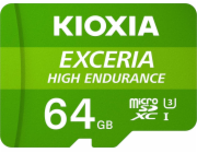SDXC 64GB micro Kioxia EXCERIA HIGH ENDURANCE M303E, UHS-I (U3) V30 (100MB/s) Class 10 + adaptér