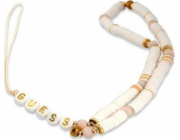 Guess Poutko na Telefon Heishi White Guess phone charm je stylový, praktický a skvělý doplněk k vašemu pouzdru na telefon. Můžete si jej pověsit na zápěstí, abyste zabránili náhodnému pádu telefonu.