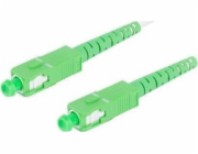 LANBERG optický patch cord SM SC/APC-SC/APC simplex 30m LSZH G657A2 průměr 3mm, barva bílá