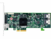 ARECA 8-port 6Gb/s SATA PCIe 2.0 x4, RAID 0/1/1E/3/5/6/10/30/50/60/Single Disk/JBOD, 512MB Cache, 2x SFF-8087,LP