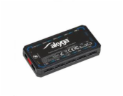 Akyga regulátor LED ventilátoru/Molex 12 V/5 V/ABS/cerná