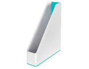 LEITZ Stojan na časopisy dvoubarevný  WOW, bílá/ledově modrá