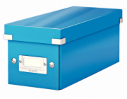 LEITZ Krabice na DVD  Click&Store, modrá