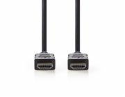 NEDIS High Speed HDMI kabel s ethernetem/ zlacené konektory HDMI-HDMI/ černý/ 7,5m