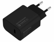 COLORWAY 1x USB-C/ síťová nabíječka/ 20W/ 100V-240V/ Černá
