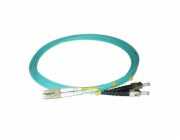 XtendLan FO patch LC-ST 10m 50/125 duplex OM3, LS0H