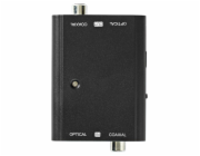 Nedis ACON2507BK - 2cestný | Vstupní konektor: 1x S / PDIF (RCA) Zásuvka / 1x TosLink Zásuvka | Výstupní konektor: 1x S / 