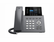 Grandstream GRP2624/ VoIP telefon/ 2,8" barevný display/ 4x SIP/ 2x LAN/ 1x USB/ PoE/ WiFi/ BT/ GDMS