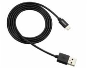 CANYON nabíjecí kabel Lightning MFI-1, kompaktní, Apple certifikát, délka 1m, černá