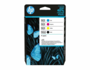 HP 950/951 - 4-balení - černá, žlutá, azurová, purpurová - originální - inkoustová cartridge - pro Officejet Pro 251dw, 276dw, 8100, 8600, 8610, 8620, 8630