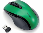 Kensington Pro Fit Mid-Size - Myš - pravák - optický - bezdrátový - 2.4 GHz - bezdrátový přijímač USB - smaragdová zelená