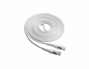 Akyga AK-USB-41 USB 2.0, USB C vidlice, z obou stran, niklovaný, 1,8m, bílý Akyga kabel USB 2.0 type C 1.8m 60W