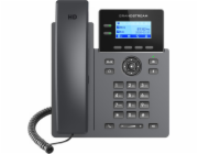 Grandstream GRP2602G VoIP telefon, 4x SIP, grafický podsvícený 2,21" displej, 2x Gbps RJ45, PoE