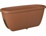 Květináč/truhlík na zábradlí 60 cm terakota Balconia OVI