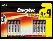 Baterie mikrotužka alkalická Energizer MAX / blistr