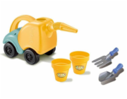 Sada dětská hračky na písek s konvičkou + 4ks nářadí