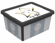Box úložný CUTE SKY 2,5 l/16,5x19x9,5 cm s víkem
