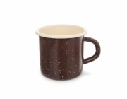 Hrnek 400 ml BROWN smalt
