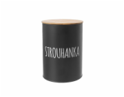 Dóza BLACK na strouhanku plech/bambus